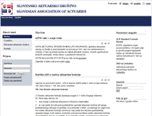 Tablet Screenshot of actuaries.si